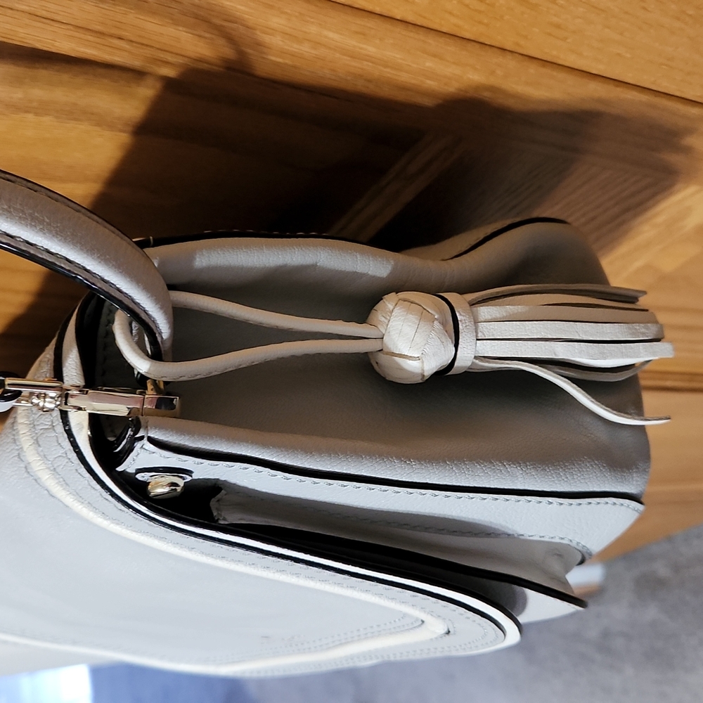 Kate Spade Gray & White Handbag - Picture 4 of 9